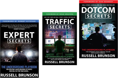Expert Secret + Traffic Secret + Dotcom Secret(Paperback, Russell Brunson)