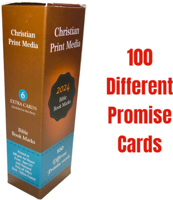 2024 Hindi Promise Cards | Bible Verse Promise Card Set With 100 Different Cards | All In Blessing | 300 GSM Art Board(Cards, Hindi, Christian Print Media)