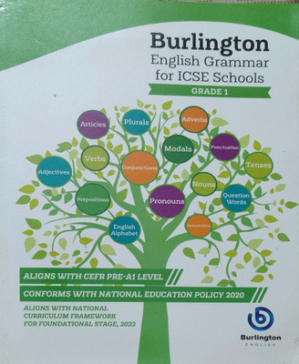 Burlington English Grammar For ICSE Schools Grade 1(Paperback, Burlington English)