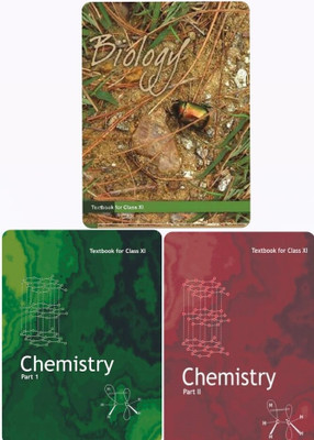 NCERT Textbooks For Class 11th (BC) - Chemistry Part 1&2 And Biology - Set Of 3 Books - New Edition 2025(Hardcover, NCERT)
