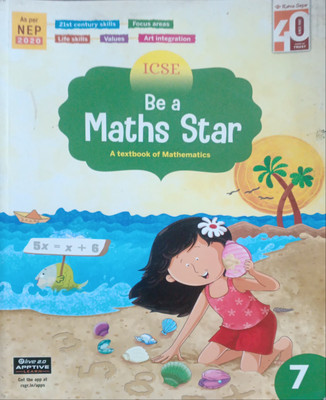 ICSE Be A Maths Star Class 7(Pepper back, Monica kapoor)