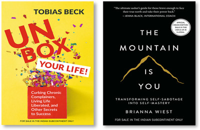 The Mountain Is You: Transforming Self-Sabotage Into Self-Mastery (English) + Unbox Your Life(Paperback, Brianna Wiest, Tobias Beck)
