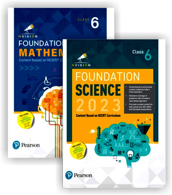 Nvision Foundation Mathematics And Science Class 6 (Combo Of 2 Books ), Based On NCERT Curriculum 2023, Includes Digital Assessment & Video - Pearson(Paperback, Prashant Jain, Nisha Gautam, Aditi Vyas) Nvision Foundation Mathematics And Science Class 6 (Combo Of 2 Books ), Based On NCERT Curriculum 2023, Includes Digital Assessment & Video - Pearson(Paperback, Prashant Jain, Nisha Gautam, Aditi Vyas)