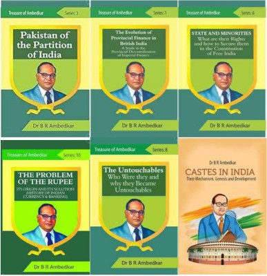 Ambedkar The Untouchables + Caste In India + The Problem Of The Rupee + Pakistan Of The Partition Of India + The Evolution Of Provincial Finance In British India + State And Minorities
(6 Books)(Paperback, Dr B.R.Ambedkar)
