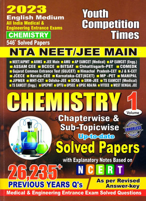 NTA NEET JEE MAIN CHEMISTRY Chapterwise & Sub-Topicwise Solved Papers Volume-1(Paperback, YCT)