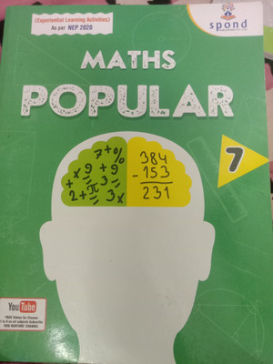 Maths Popular Class 7 Nep2020(Paperback, MONIKA KOCHAR)