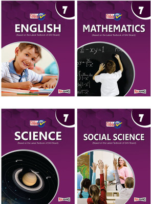 Full Marks Combo: Science, Mathematics, Social Science And English (Based On The Latest Textbook Of DAV Board) Class 7 (2022-23) (Set Of 4 Books)(Paperback, Team of Experience Authors) Full Marks Combo: Science, Mathematics, Social Science And English (Based On The Latest Textbook Of DAV Board) Class 7 (2022-23) (Set Of 4 Books)(Paperback, Team of Experience Authors)