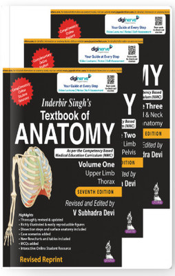 Inderbir Singh’s Textbook Of Anatomy (3 Volumes)(Paperback, V SUBHADRA DEVI)