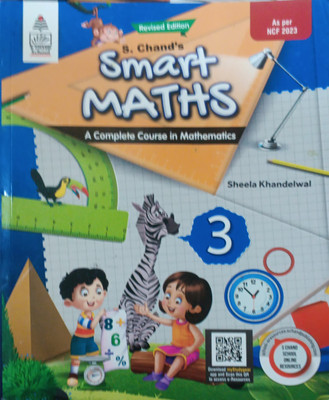 Revised Edition Smart Maths Class 3(Pepper back, Sheela khandelwal)