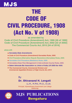 THE CODE OF CIVIL PROCEDURE, 1908 [Act No. V Of 1908] (2024 Edition)(Paperback, Dr. Shivanand H. Lengati)