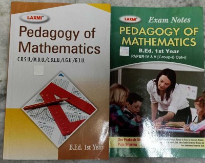 Pedagogy Of Mathematics B.ed 1st Year Book Guide With Exam Notes For CRSU MDU CBLU IGU GJU(Paperpack, OM Prakash Sharma, Puja Sharma)