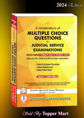 A Compendium Of Multiple Choice Questions For Judicial Service Examinations (Volume-1) Edition 2024(Paperback, SAMRATH AGGARWAL, SHREYA AGGARWAL)