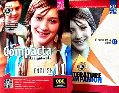 BBC BOOK ENGLISH COMPACTA With Literature Companion FOR Assignments Book 11th Class (2023-24) NEW Perfect Paperback – 1 January 2023(Paperback, Anil)