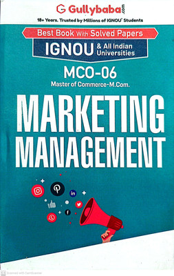 IGNOU (M.COM) Help Guide (MCO-06, Marketing Management)(PAPER BINDING, GPH)