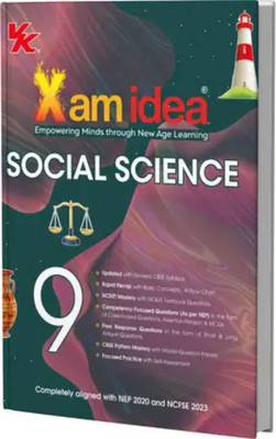 Xam Idea Class 9 Social Science (2025-26) | Latest CBSE Syllabus| NEP 2020 & NCFSE 2023 Aligned | With Competency-Focused & Free Response Qs | Self-Assessment Tests (English, Paperback, Unknown)(Paperback, xamidea editional board) Xam Idea Class 9 Social Science (2025-26) | Latest CBSE Syllabus| NEP 2020 & NCFSE 2023 Aligned | With Competency-Focused & Free Response Qs | Self-Assessment Tests (English, Paperback, Unknown)(Paperback, xamidea editional board)