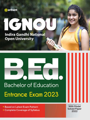 IGNOU B.ed Entrance Exam Solved Papers 2023(English, Paperback, unknown)
