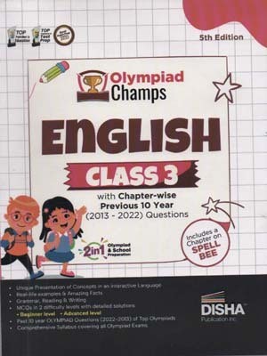 Olympiad Champs English With Chapter-Wise Previous 10 Year (2013-2022) Questions , Class-3(Paperback, EXPERT TEAM)