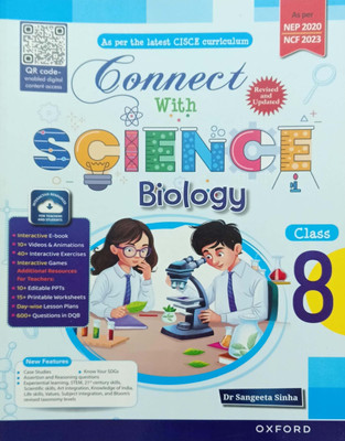 Connect With Science Biology Class 8(Pepper back, Dr Sangeeta Sinha)