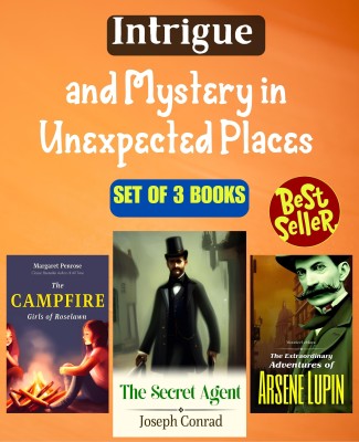 Intrigue And Mystery In Unexpected Places (Set Of 3 Must Reads Books)(Paperback, Joseph Conrad, Margaret Penrose, Maurice Leblanc)