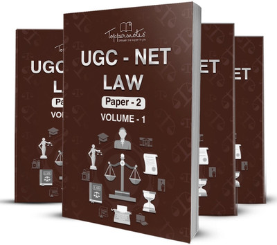 UGC-NET Paper 2 Law Study Material In English Examination Set Of 3 Books(Paperback, TOPPERSNOTES)