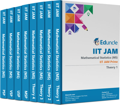 IIT JAM Mathematical Statistical Book For 2023 Theory And Test Series (Set Of 08), Previous Year Solved Paper - Latest Edition By Eduncle(Paperback, Eduncle)