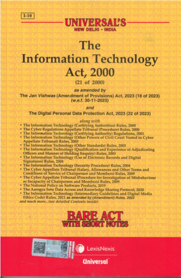 Information Technology Act,2000(Paperback, Editorial Board of Universal Law Publishing)