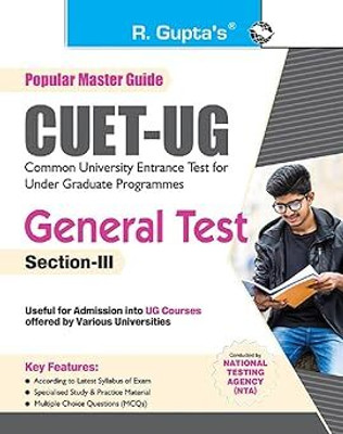 CUET-UG: General Test (Section-III) Exam Guide Paperback – 28 May 2024(Paperback, RPH Editorial Board)