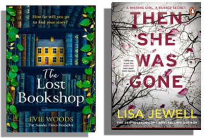 AyazBoosk Combo:- The Lost Bookshop + Then She Was Gone ( English )(Paperback, Evie Woods, Lisa Jewell)