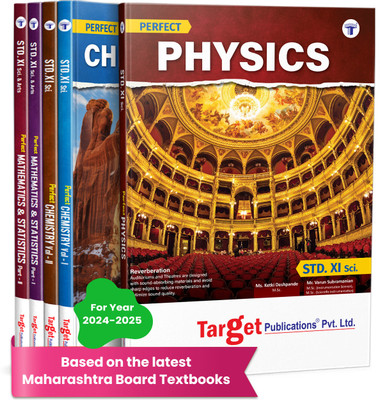 Std 11 Perfect PCM Books (Physics, Chemistry And Maths) Combo | Science | Maharashtra State Board | Set Of 5 Books(Paperback, Content Team at Target Publications)