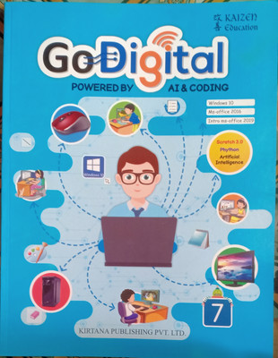 Godigital Powered By AI S Coding Class 7(Pepper back, Kirtana publishing)