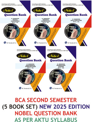 BestSellio Books- AKTU (Dr. A.P.J. Abdul Kalam Technical University) BCA 2nd Semester Solved Paper Series(Hardbook, Expert Faculty)