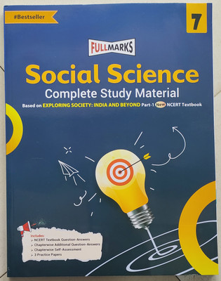 Full Marks Social Science Complete Study Material Based On Exploring Society: India And Beyond Part-1 For Class 7 New Edition 2025(Hardcover, Full Marks)