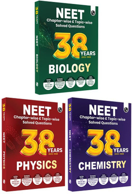 PW 38 Years NEET Previous Year Solved Question Papers Physics, Chemistry And Biology PYQ Combo Set Of 3 Books (2025 - 1988) Chapterwise Topicwise Trickful Solutions For NEET Exam 2026(Paperback, ALAK SIR) PW 38 Years NEET Previous Year Solved Question Papers Physics, Chemistry And Biology PYQ Combo Set Of 3 Books (2025 - 1988) Chapterwise Topicwise Trickful Solutions For NEET Exam 2026(Paperback, ALAK SIR)