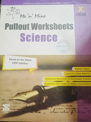 Me 'n' Mine Pullout Worksheets Science Class 10 CBSE(Paperback, Vibha Chopra, Anju Sachdeva, Sushma Sardana)