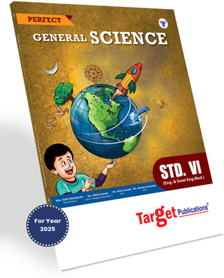 Std. 6th General Science Book | Perfect Notes | English Medium | Maharashtra State Board | Includes Textual Question Answers, MCQs, Pictorial Explanations | Based On New Syllabus(Paperback, Target Publications)