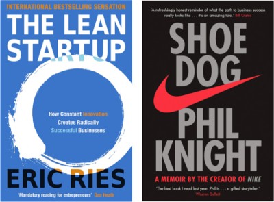 The Lean Startup, Shoe Dog Set Of 2 Books(Paperback, Kishimi Ichiro, Knight Phil)