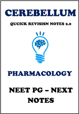 Pharmacology Quick Revision 2.0 Notes By Dr. Gobind Rai Garg | 2025 Edition(Spiral Bound, CEREBELLUM)