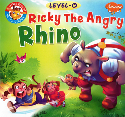Ricky The Angry Rhino | Moral Story Book For Toddlers | Level-0 | Sawan Little Friends Series(Paperback, Generic)