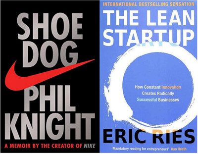 SHOE DOG - A Memoir By The Creator Of Nike, The LEAN STARTUP (English, Paperback, Knight Phil, Ries Eric)(Paperback, Knight Phil, Ries Eric)