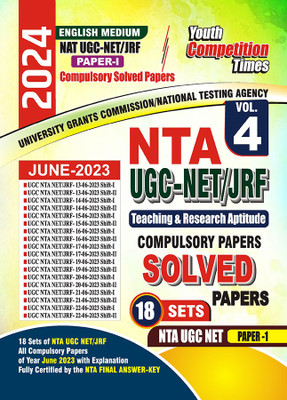 2023-24 NTA UGC-NET/JRF Teaching & Research Aptitude Solved Papers Vol.04(Paperback, YCT EXPERT TEAM)