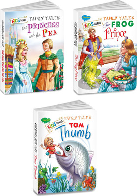 Sawan Present Set Of 3 Books | Kids Board Fairy Tales | The Princess And The Pea, The Frog Prince And Tom Thumb(Board Book, Manoj Publications Editorial Board)