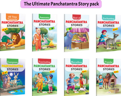 All Time Favourite Panchatantra Stories, Awesome Panchatantra Stories And More :- Timeless Panchatantra Stories, Indian Fables Collection, Kids Awesome Tales | Combo Of 8 Books(Paperback, GOWOO)