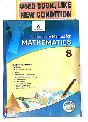 LABORATORY MANUAL FOR MATHEMATICS Class-8 (Old Book)(Hardcover, Rajesh Singh)