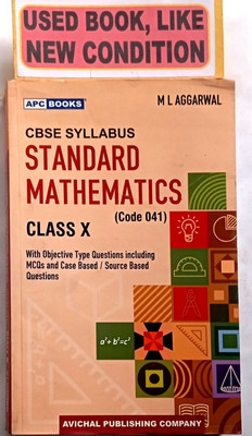 Cbse Syllabus Standard Mathematics Class- 10 (Old Book)(Paperback, M.L. Aggarwal)