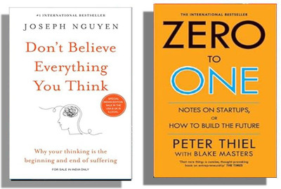 Combo--( Don't Believe Everything You Think + Zero To One ) English(Paperback, Joseph Nguyen, Blake Masters and Peter Thiel)