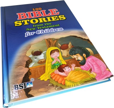 100 Bible Stories From The New Testament (For Children) Illustrations, Map(Hardcover, BSI)