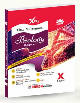 DINESH New Millennium BIOLOGY (Science) Class - 10 (2024)(Paperback, K. Kumar)