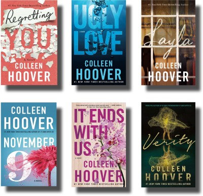 Ugly Love + It Ends With Us + Verity + Layla + Regretting You + November 9 (Combo Of 6 Books)(Paperback, Colleen Hoover)