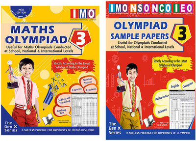 V&S Publishers IMO (Mathematics Olympiad Guidebook And Sample Papers) Olympiad Combo Class 3 (Set Of 2 Books)(Paperback, V&S Publishers)