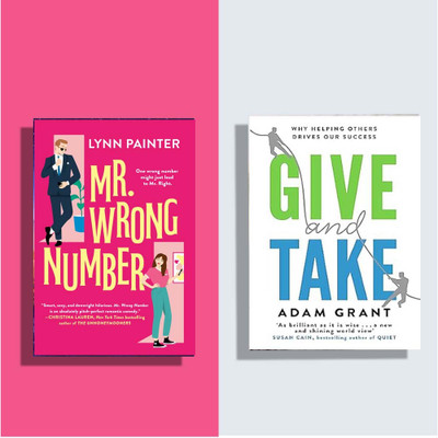 Combo: ( Mr, Wrong Number + Give And Take ) English(Paperback, Lynn Painter, Adam Grant)